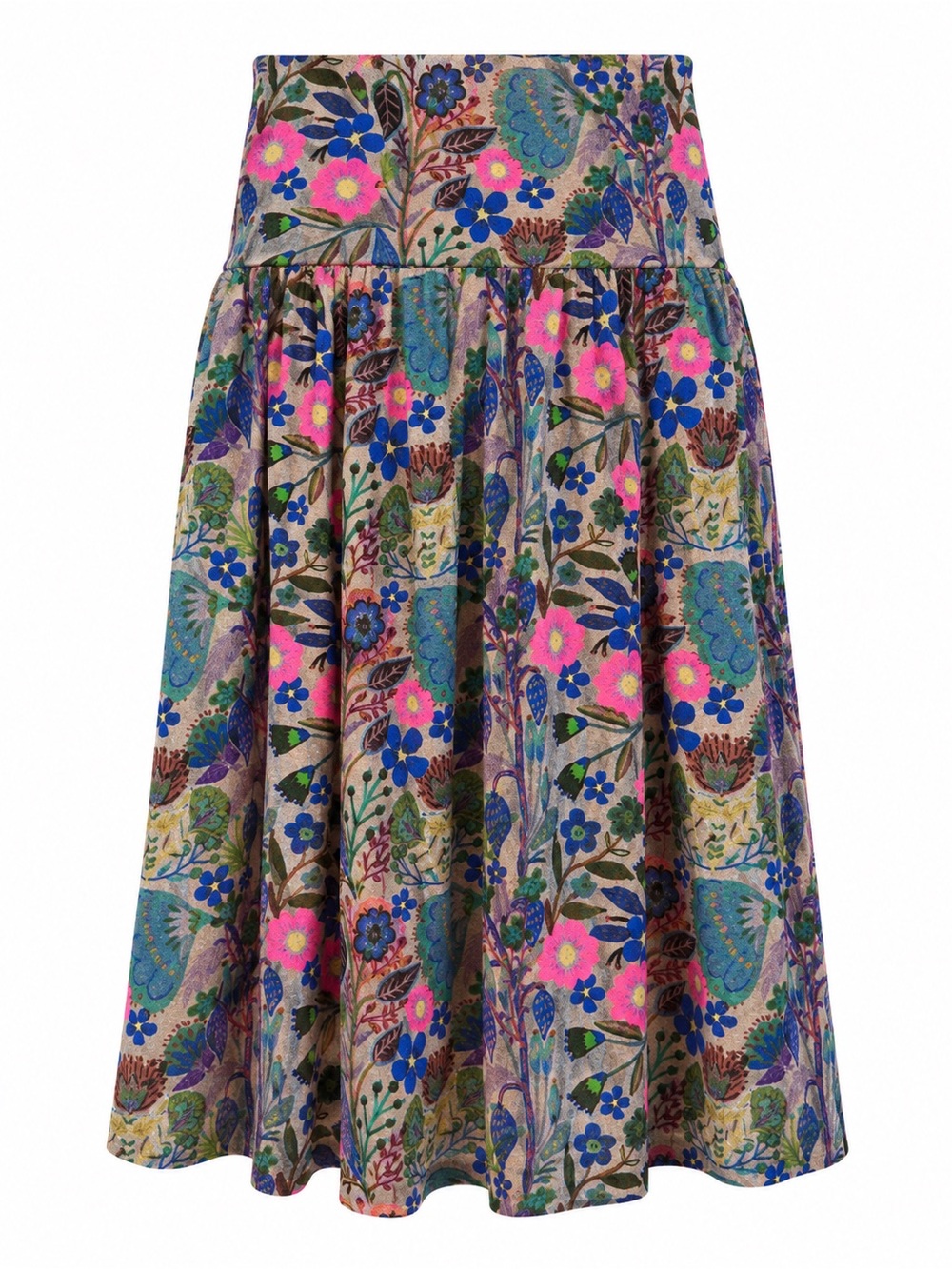 Natural Life XS (could fit bigger) Floral Stretchy Boho Skirt